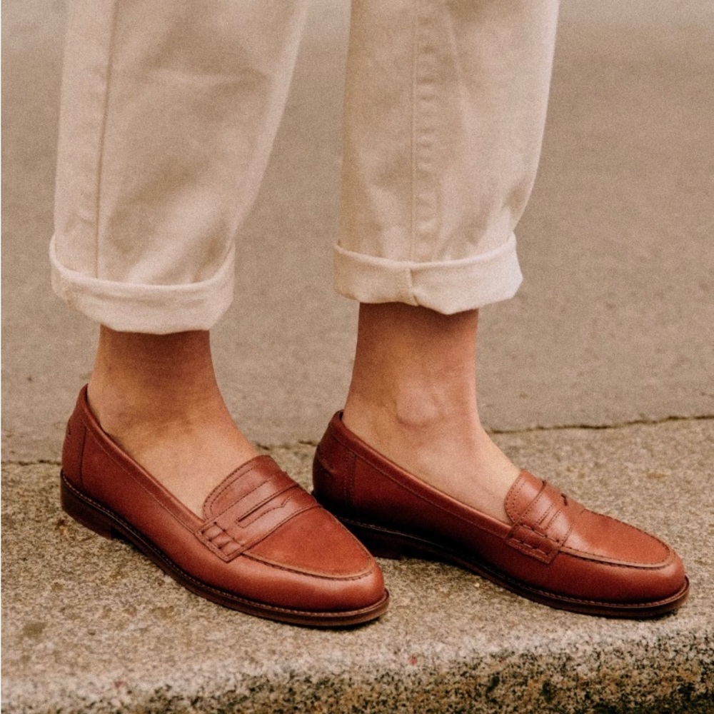 Sezane André Loafers in Brown w/ Dust Bag